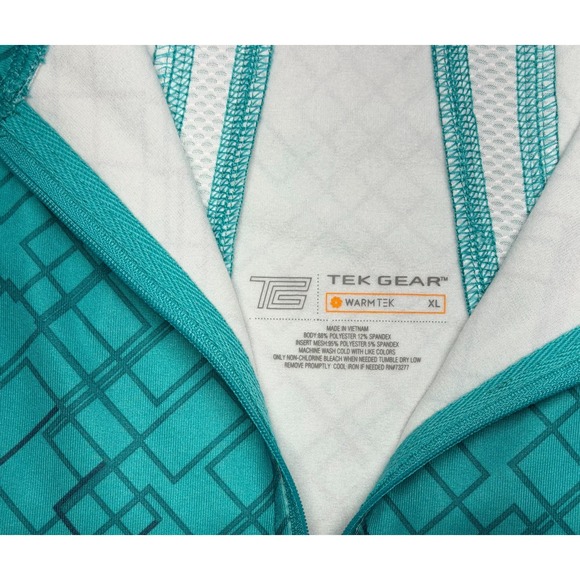 Tek Gear Warm Tek Women's XL Teal NWT Quarter Zip Retail $40 Activewear - Picture 7 of 9